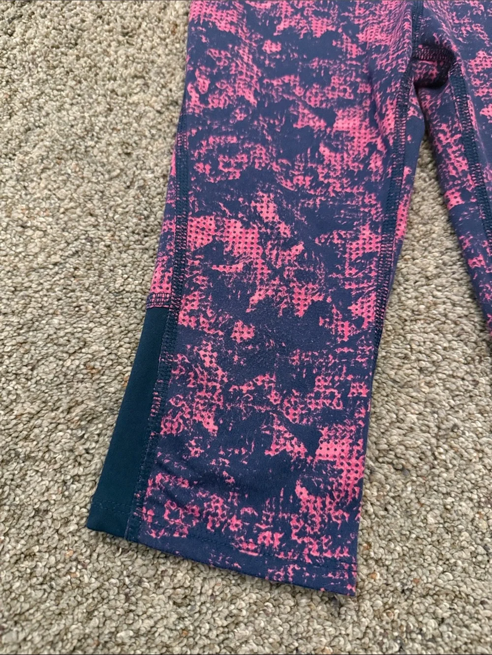 The North Face Girls' Pulse Capris pink/Navy size 6